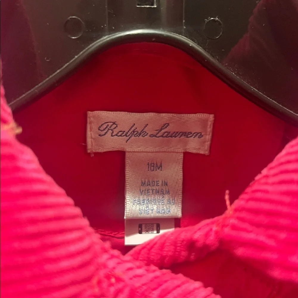 Ralph Lauren Kids Quilted Pink Jacket